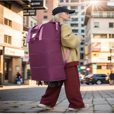 Sac de voyage - A roulettes - Ajustable - Rangement Innovant