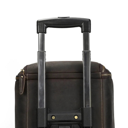 Sac de voyage - En cuir - Pliable - Avec Trolley - Rangement Innovant