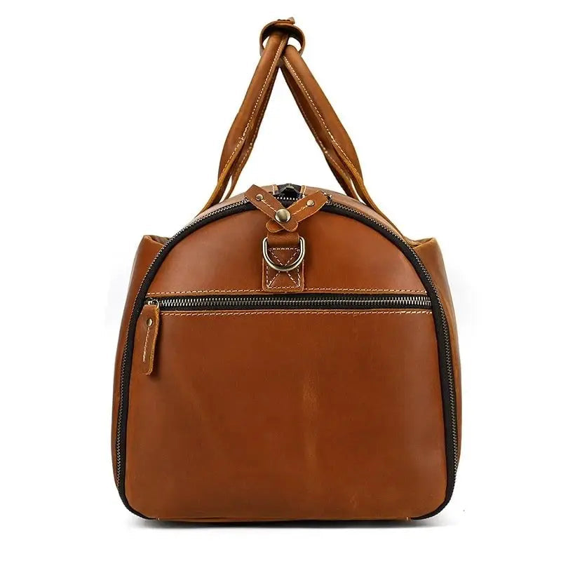 Sac de voyage - En cuir - Pliable - Compact - Rangement Innovant