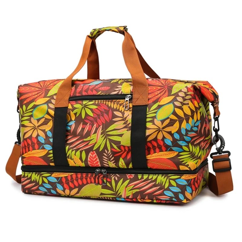 Sac de Voyage - Floral - Rangement Innovant