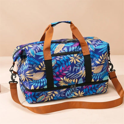 Sac de Voyage - Floral - Rangement Innovant