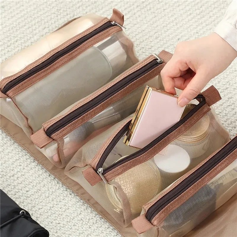 Trousse de toilette - Avec poches détachables - Rangement Innovant