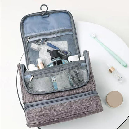 Trousse de Toilette - Compacte - gris - Rangement Innovant