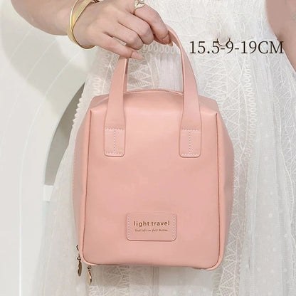 Trousse de Toilette Femme - Multifonctionnelle - Rose - Rangement Innovant