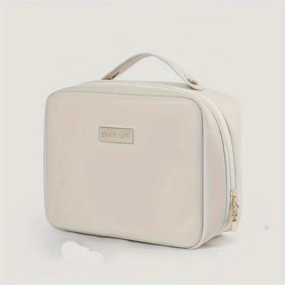 Trousse de toilette femme - polyvalente - Blanc - Rangement Innovant