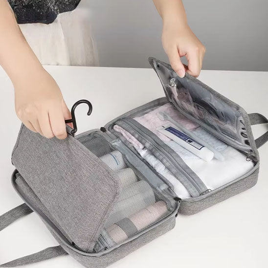 Trousse de toilette - Pliable - Rangement Innovant